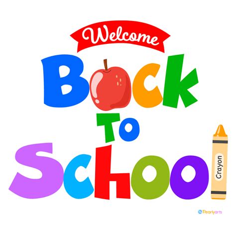 Free Welcome Back To School Clipart Pearly Arts Clip Art Library