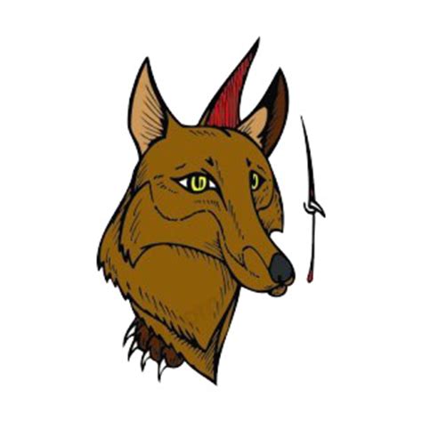 Brown fox claws drawing more animals decals, decal sticker #9654