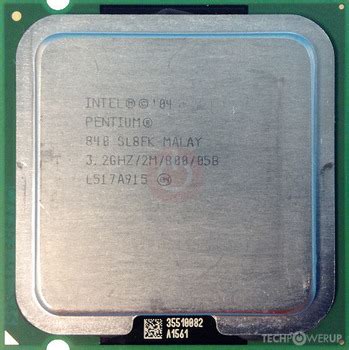 Intel Pentium Extreme Edition 840 Specs TechPowerUp CPU Database