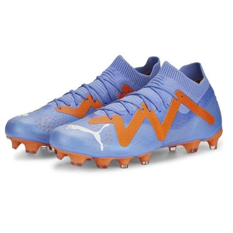 PUMA Future Match FG AG Supercharge Blå Hvit Oransje Dame