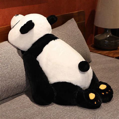 Panda Pillow Lying Panda Sleeping Pillow Plush Toys Weighted Stuffed