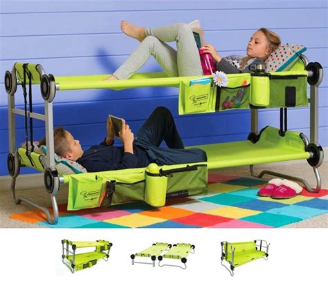 Kid-O-Bunk: Portable Bunk Beds For Camping, Also Converts Into a Sofa