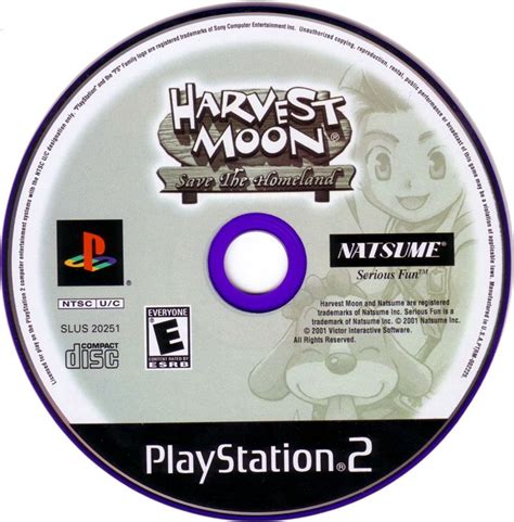 Harvest Moon Save The Homeland Cover Or Packaging Material Mobygames