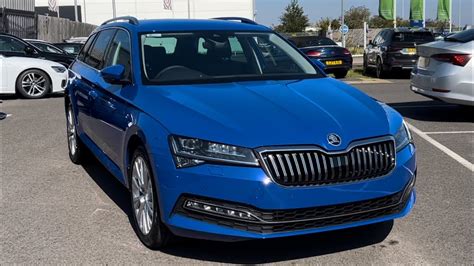 Brand New Skoda Superb Tdi Se L Dsg Energy Blue Youtube