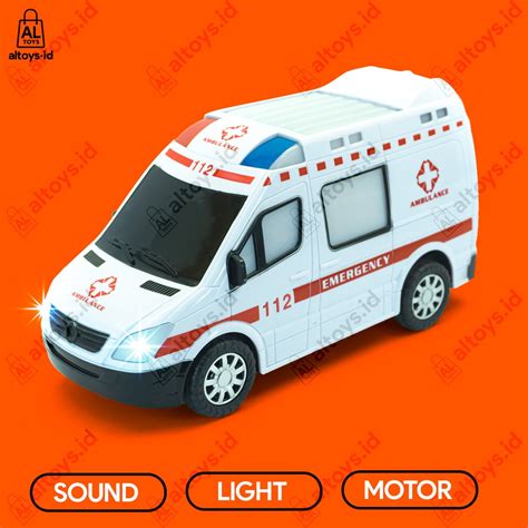 Jual Mainan Anak Mobil Ambulance Hospital Bump And Go Mainan Mobil