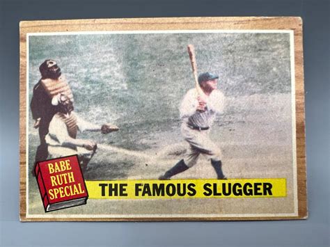 Bid Now 1962 Topps Babe Ruth The Famous Slugger 138 January 3 0123