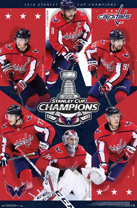 Washington Capitals 2018 Stanley Cup Champions 6 Player Commemorative