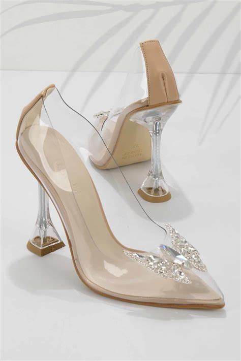 Bambi Nude Kad N Abiye Ayakkab K Fiyat Yorumlar Trendyol