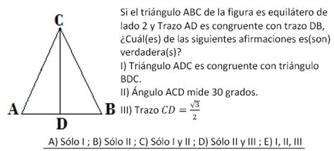 Psu Matematicas Desaf O Congruencia