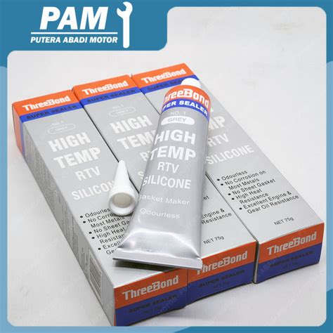 Lem Threebond Abu Abu Gr Lem Gasket High Temp Rtv Silicone Grey