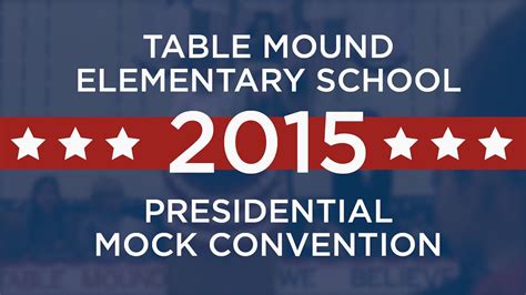 Table Mound Elementary School Presidential Mock Convention - 2015 - YouTube