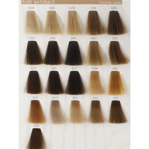 Koleston Perfect ~ Pure Naturals ~ Warm Colours With Images Hair Color Chart Wella Color