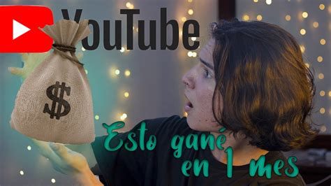 Esto GANA en un MES un canal PEQUEÑO en YOUTUBE YouTube