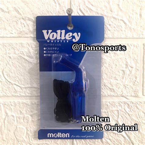 Whistle Volley Molten Original Peluit Wasit Bola Voli Voly Original