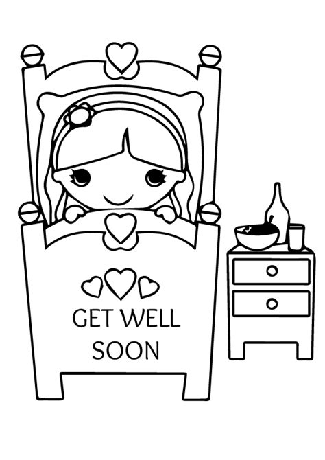Get Well Soon: Coloring Pages & Books - 100% FREE and printable!