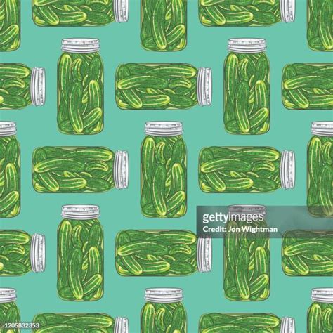 Pickle Jar Background High Res Illustrations - Getty Images