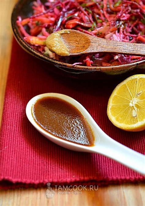 Горчичный соус для салата — рецепт с фото | Ricetta