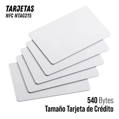 Tarjeta Térmica Pvc Nfc Ntag215 Resistente 50 Pzas Envío gratis