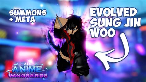 Meta Evolved Sung Jin Woo Monarch Showcase Anime Vanguards Youtube