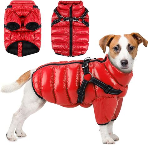 Woiil Wasserdichter Hundemantel Winter Warme Hundejacke Hundeweste