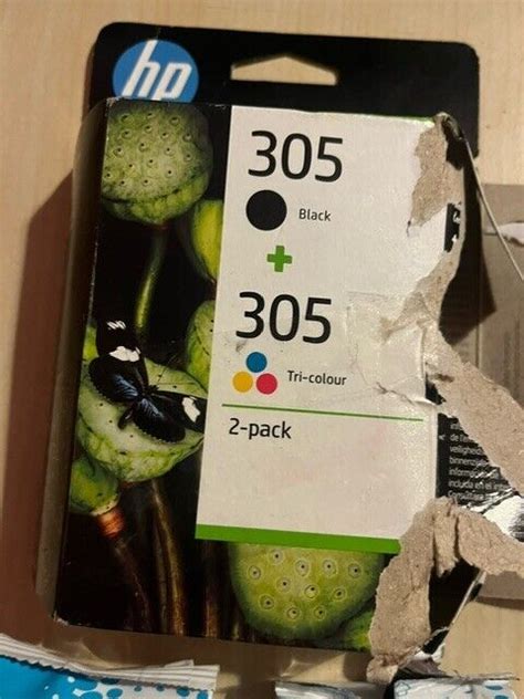 Hp 305 Ink Cartridges Original 2pack Tricolour Black New Opened No Reserve Ebay