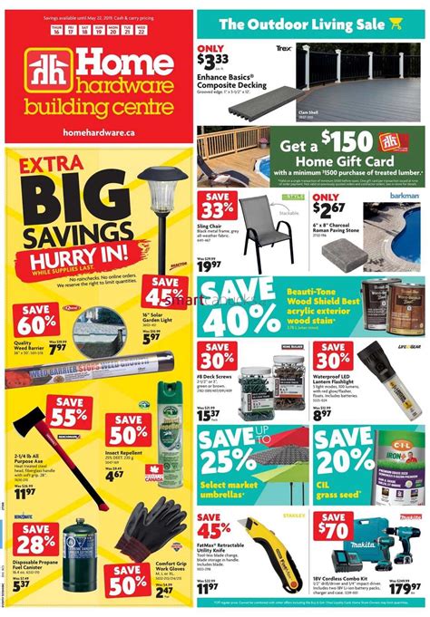 Home Hardware Building Centre Bc Flyer May To