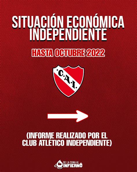 De La Cuna Al Infierno On Twitter ‼️ Hilo De La Situación De Independiente Desde El Club