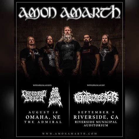 Amon Amarth Announce Off Dates From Upcoming U S Tour With Ghost