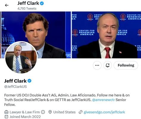 GREAT ANALYSIS – Former DOJ Attorney Jeff Clark Underscores the ...