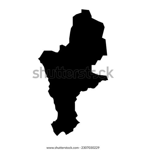 Prizren District Map Districts Kosovo Vector Stock Vector (Royalty Free ...