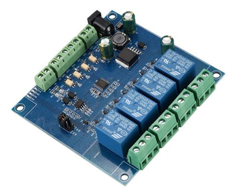 3 Módulos De Relé Modbus Rtu 4 Entrada 485 Ttl Uart Commun Cuotas