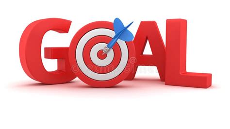 Goal for the goal stock illustration. Illustration of success - 35262678