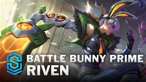 Battle Bunny Prime Riven Skin Spotlight League Of Legends Youtube