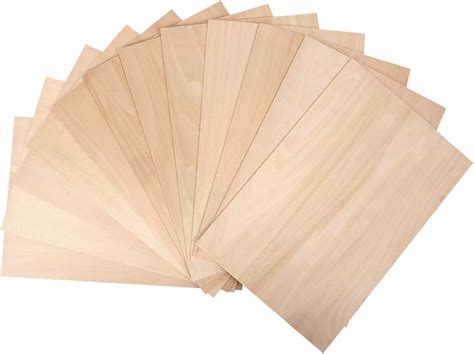 Buy Balsa Wood Sheets KEILEOHO 12 Pack 12 X 8 X 0 06 Inch Large Thin