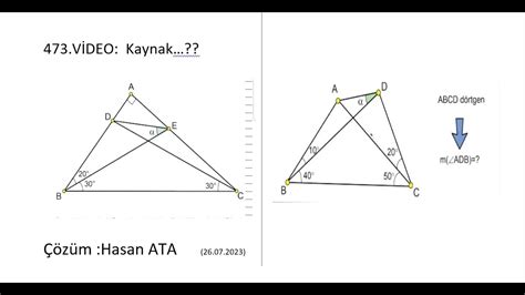 473 VİDEO KALİTELİ AÇI SORULARI ZOR YouTube