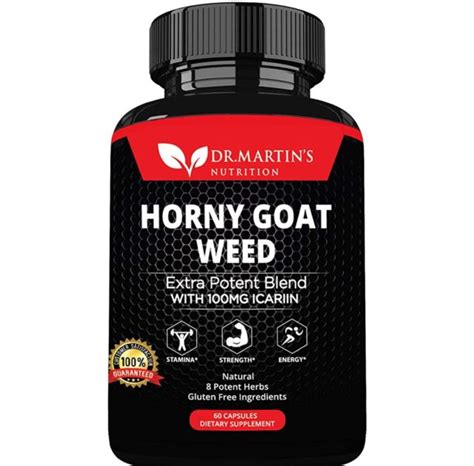 Dr Martins Nutrition Horny Goat Weed With Lcariin