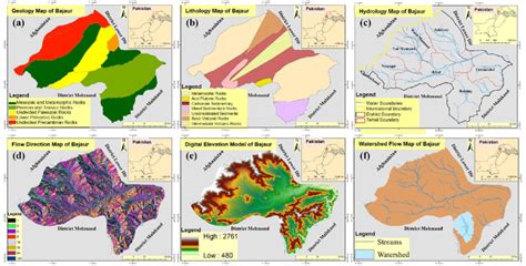 Geology and hydrology maps of the study area | Download Scientific Diagram