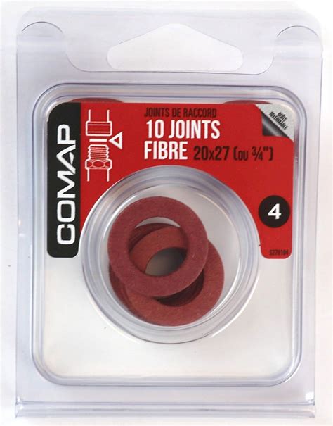 COMAP Coffret De 100 Joints Fibre Pour Raccord Assortiment De