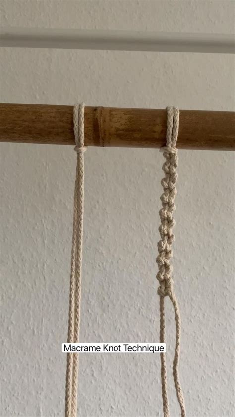 Macrame Knot Technique Mikro Makramee Makramee Wandschmuck Socken