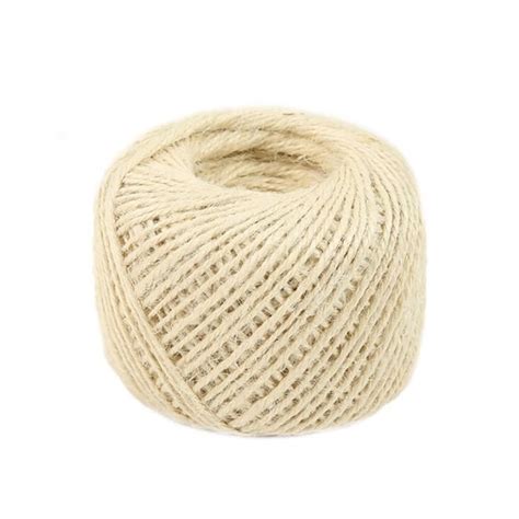 Pelotes de laine 50 mètres Jute ficelle mince torsadé Jute corde corde