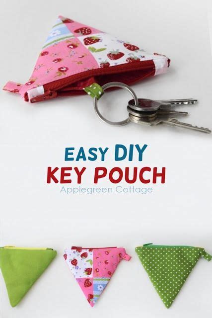 How To Make A Diy Key Pouch From A Coin Purse Applegreen Cottage