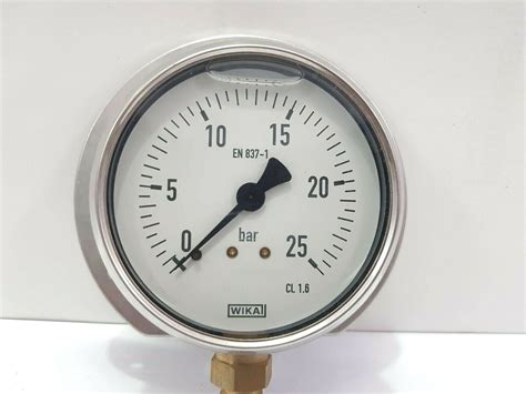 Wika En Pressure Gauges Bar Fast Ship Dhl Or Fedex Ebay