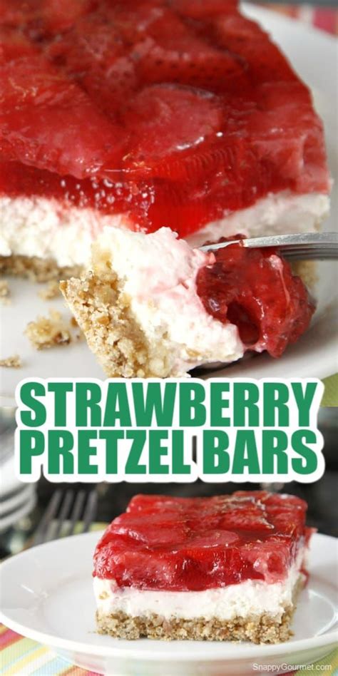 Strawberry Pretzel Dessert Bars At Kathleen Anglin Blog