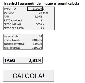 Calcolo Taeg Con Excel Scarica Il Nostro Foglio Di Calcolo