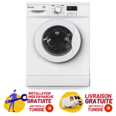 Lave Linge Frontale Condor Wf A W Kg Trs Blanc