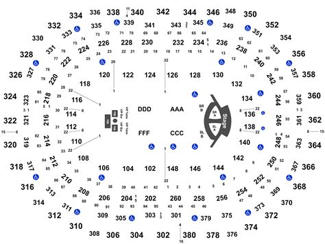 Download Stadium Seating Chart Diagram