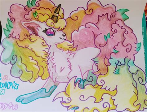 Fusion Alolan Vulpix And Galarian Ponyta By Taarna111 On Deviantart