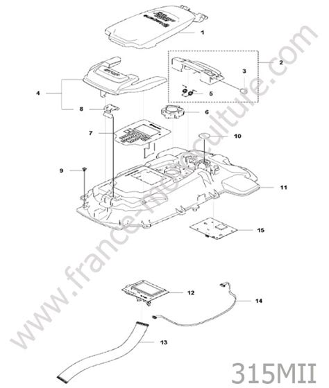 Pièces détachées Robot tondeuse Automower 315 MARK II Husqvarna