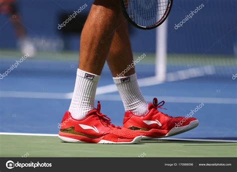 El Tenista Profesional Marin Cilic De Croacia Usa Zapatos De Tenis Li