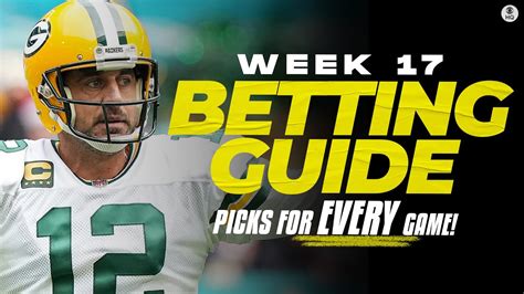 Nfl Week 17 Betting Guide Expert Picks For Every Game Cbs Sports Hq Youtube